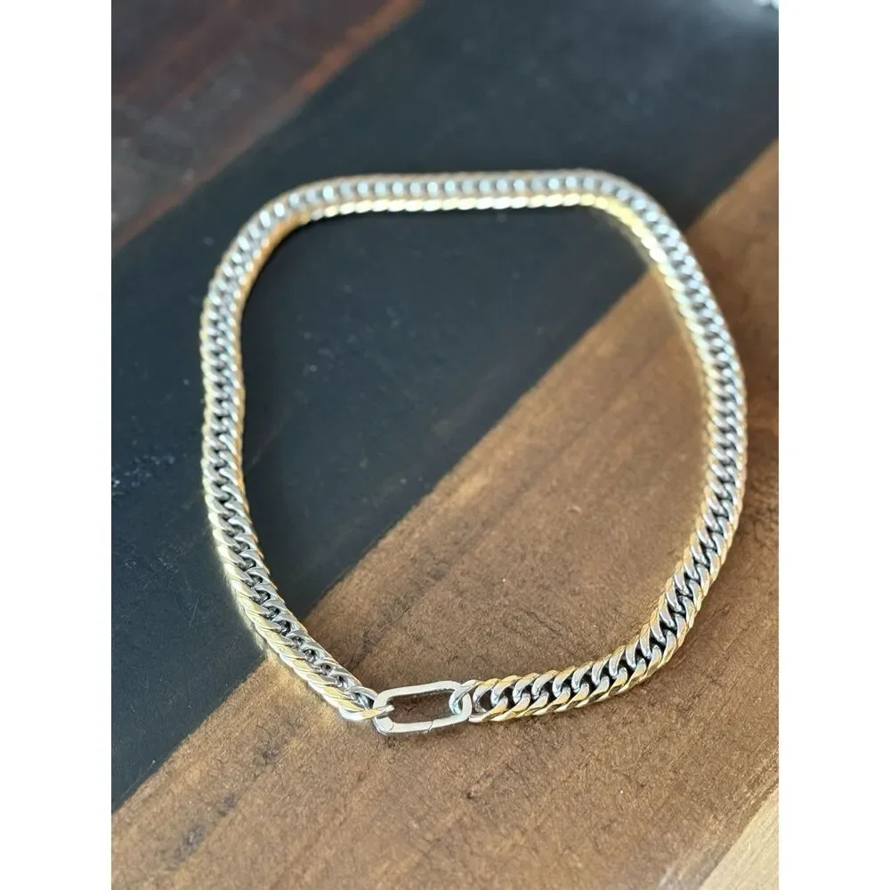 Artizan Joyeria “Just Click” Two Tone Necklace